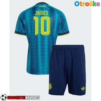 Otroške Nogometnih dresov Kolumbija James Rodriguez #10 Gostujoči SP 2026 Kratki rokavi (+ hlače)